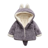 2017 Cute Winter Autumn Kids Baby Girl Hooded Cloak Jacket Thick Clothes Warm Coat Infant Princess Velvet Outerwear Coats