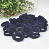 Aikelina 50 Pcs/LOT hair accessories FOR girls and kids RUBBER BANDS BLACK WHITE 2017 The ponytail holder Elastic Hair Bands