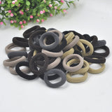 Aikelina 50 Pcs/LOT hair accessories FOR girls and kids RUBBER BANDS BLACK WHITE 2017 The ponytail holder Elastic Hair Bands