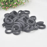 Aikelina 50 Pcs/LOT hair accessories FOR girls and kids RUBBER BANDS BLACK WHITE 2017 The ponytail holder Elastic Hair Bands