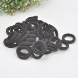 Aikelina 50 Pcs/LOT hair accessories FOR girls and kids RUBBER BANDS BLACK WHITE 2017 The ponytail holder Elastic Hair Bands