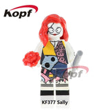 The Horror Theme Movie Hannibal Clockwork Orange Hackey Mask Jason Nightmares Sally Shock Building Blocks Kids Gift Toys KF6017