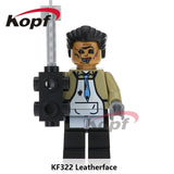 The Horror Theme Movie Hannibal Clockwork Orange Hackey Mask Jason Nightmares Sally Shock Building Blocks Kids Gift Toys KF6017