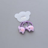 2 PCS Cartoon Fruit Flower Princess Headwear Baby Headdress Children Hair Ropes Girls Hair Accessories Kids Elastic Hair Bands