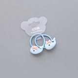 2 PCS Cartoon Fruit Flower Princess Headwear Baby Headdress Children Hair Ropes Girls Hair Accessories Kids Elastic Hair Bands