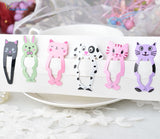 6PCS/Lot New Little Girl Cute Cartoon Animal Barrettes Kid Headwear Hair Clip Children Gift Hair Accessories Snap Clips Hairpins