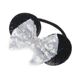 New Fashion Minnie Mouse Ears Hairband With Sequin Hair Bows For Kids Girls Cute Bling Bow Headband Hair Hoop Hair Accessories