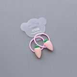 2 PCS Cartoon Fruit Flower Princess Headwear Baby Headdress Children Hair Ropes Girls Hair Accessories Kids Elastic Hair Bands