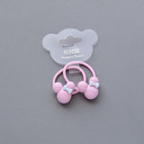 2 PCS Cartoon Fruit Flower Princess Headwear Baby Headdress Children Hair Ropes Girls Hair Accessories Kids Elastic Hair Bands