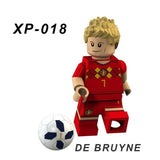 WorldCup Football Team Player Ronaldo Lionel Messi Neymar Beckham Building Blocks Figure Bricks Toy kids gift Compatible Legoed