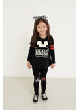 2018 Girls Clothes Sets Spring autumn  Costume kids Clothing suit Two pieces Minnie Long Sleeve dress toddler Children clothing