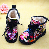 2018 Kids Girls Boots Autumn And Winter PU Leather Waterproof Boots Zip Rome Children Martin Boots Fashion Baby Girl Shoes