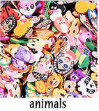 Soft pottery 1000pcs Fruit slices Filler For Nails Art Tips Slime Fruit For Kids Lizun DIY slime Accessories Supplies Decoration