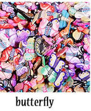 Soft pottery 1000pcs Fruit slices Filler For Nails Art Tips Slime Fruit For Kids Lizun DIY slime Accessories Supplies Decoration