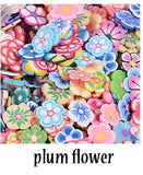 Soft pottery 1000pcs Fruit slices Filler For Nails Art Tips Slime Fruit For Kids Lizun DIY slime Accessories Supplies Decoration