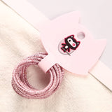 12 Colors 10Pcs/Card 3cm Child Rubber Bands Hair Accessories Wholesale New Fashion Candy Colors Hair Elastics For Girls Kids