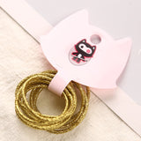 12 Colors 10Pcs/Card 3cm Child Rubber Bands Hair Accessories Wholesale New Fashion Candy Colors Hair Elastics For Girls Kids