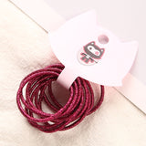 12 Colors 10Pcs/Card 3cm Child Rubber Bands Hair Accessories Wholesale New Fashion Candy Colors Hair Elastics For Girls Kids