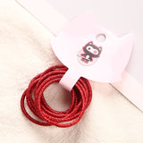 12 Colors 10Pcs/Card 3cm Child Rubber Bands Hair Accessories Wholesale New Fashion Candy Colors Hair Elastics For Girls Kids