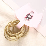 12 Colors 10Pcs/Card 3cm Child Rubber Bands Hair Accessories Wholesale New Fashion Candy Colors Hair Elastics For Girls Kids