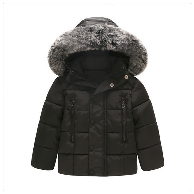 Baby Boys Jacket 2018 Autumn Winter Jacket Coat Kids Warm Thick Hooded Children Outerwear Coat Toddler Girl Boy Clothing