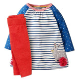 Baby Girls Clothes Children Clothing Sets 2018 Brand Kids Tracksuits for Girls Sets Animal Pattern Baby Girl School Outfits