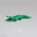 Duplos Animal Model Figures Building Block Sets Crocodile leopard shark kids educational toys for children Gift Brinquedos