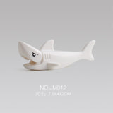 Duplos Animal Model Figures Building Block Sets Crocodile leopard shark kids educational toys for children Gift Brinquedos