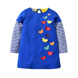 VIKITA Kids Girls Dress Baby Children Toddler Princess Dress Vestidos Children's Clothing Girls Winter Dresses 2-8Y LH5805 MIX