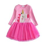 VIKITA Kids Girls Dress Baby Children Toddler Princess Dress Vestidos Children's Clothing Girls Winter Dresses 2-8Y LH5805 MIX