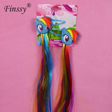 Little Ponys Hair Clips for Girls Hair Pins My Kids Girls Hair Accessories Headwear Little Ponys Princess Braid Hair Clips