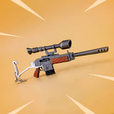 Kids Christmas Gifts Toys Game Fortnight Battle Royale Action Figure Gun Model Alloy Weapons FORTNIGHT Keychain