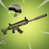 Kids Christmas Gifts Toys Game Fortnight Battle Royale Action Figure Gun Model Alloy Weapons FORTNIGHT Keychain