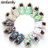 [simfamily]Kid Girls Boy First Walkers Soft Infant Toddler Shoes Cute Flower Soles Crib Shoes Footwear for Newborns baby shoes