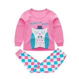 VIDMID 1-9Y girls pajamas clothing sets kids t-shirts and pants baby girls underwear sets for girl sleepwear suit set  4049 02