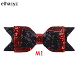 1PC Retail Hair Clip Women Baby Girl Big Glitter Hair Bow Kids Hairpins Hair Clip For Children Hair Accessories Toddler Headwear