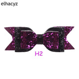 1PC Retail Hair Clip Women Baby Girl Big Glitter Hair Bow Kids Hairpins Hair Clip For Children Hair Accessories Toddler Headwear