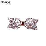 1PC Retail Hair Clip Women Baby Girl Big Glitter Hair Bow Kids Hairpins Hair Clip For Children Hair Accessories Toddler Headwear