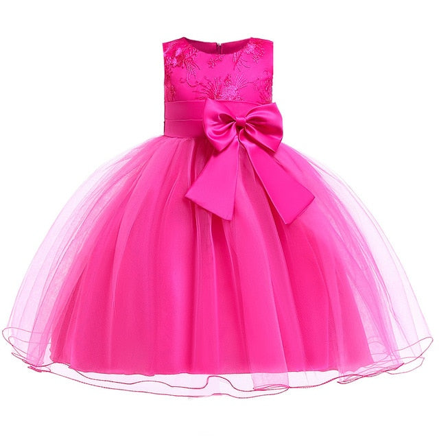 Girl floral princess party costume girls dress kids dresses for girls summer children clothing vestido tutu 2-10 Y baby clothes