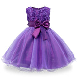 Girl floral princess party costume girls dress kids dresses for girls summer children clothing vestido tutu 2-10 Y baby clothes